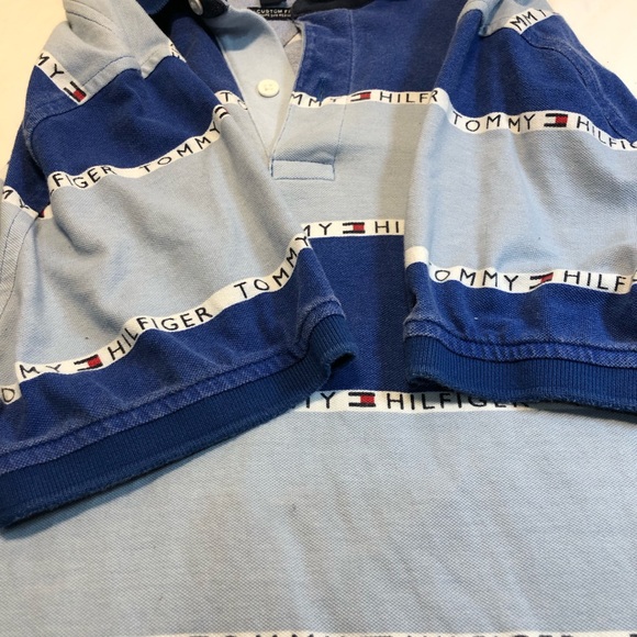 Tommy Hilfiger Polo Men’s Large blue custom fit - Picture 8 of 13